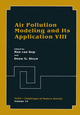 Van Dop / Steyn |  Air Pollution Modeling and Its Application VIII | eBook | Sack Fachmedien