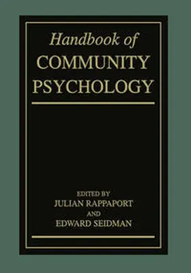 Rappaport / Seidman | Handbook of Community Psychology | E-Book | sack.de