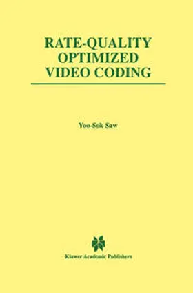 Rate-Quality Optimized Video Coding | E-Book | sack.de