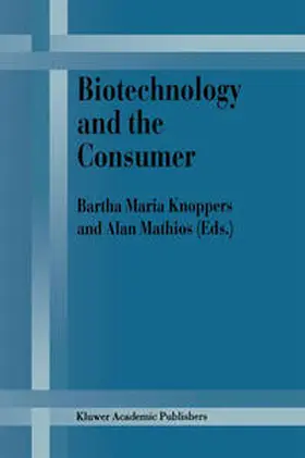 Knoppers / Mathios | Biotechnology and the Consumer | E-Book | sack.de