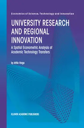 Varga |  University Research and Regional Innovation | eBook | Sack Fachmedien