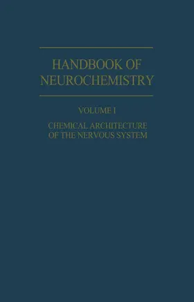 Lajtha |  Chemical Architecture of the Nervous System | Buch |  Sack Fachmedien