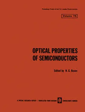 Basov |  Optical Properties of Semiconductors | eBook | Sack Fachmedien