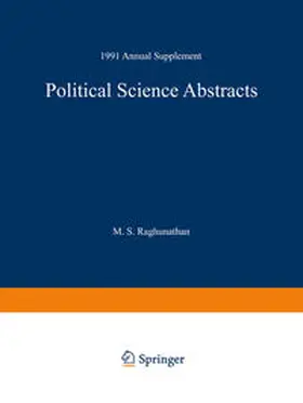  Political Science Abstracts | eBook | Sack Fachmedien