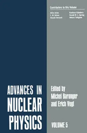 Baranger / Vogt |  Advances in Nuclear Physics | eBook | Sack Fachmedien