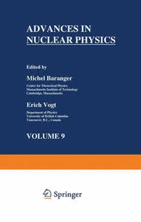Baranger |  Advances in Nuclear Physics | eBook | Sack Fachmedien