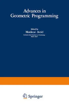 Avriel |  Advances in Geometric Programming | eBook | Sack Fachmedien