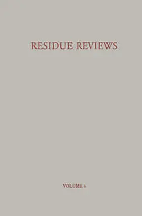 Gunther |  Residue Reviews / Rückstands-Berichte | eBook | Sack Fachmedien