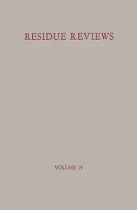 Gunther | Residue Reviews/Rückstandsberichte | E-Book | sack.de