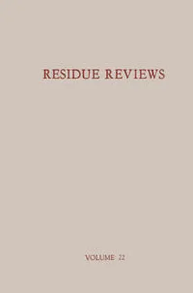 Gunther |  Residue Reviews / Rückstands-Berichte | eBook | Sack Fachmedien