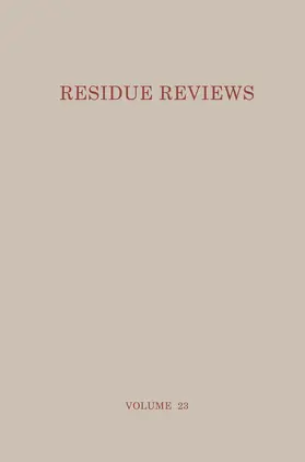 Gunther |  Residue Reviews | Buch |  Sack Fachmedien