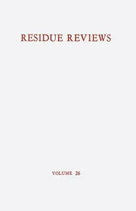 Gunther | Residue Reviews / Rückstands-Berichte | E-Book | sack.de