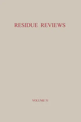 Gunther |  Residue Reviews / Rückstands-Berichte | eBook | Sack Fachmedien