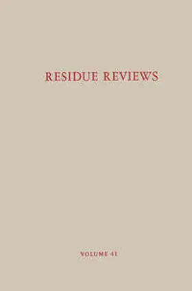 Gunther |  Residue Reviews / Rückstands-Berichte | eBook | Sack Fachmedien