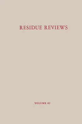 Gunther |  Residue Reviews/Rückstands-Berichte | eBook | Sack Fachmedien