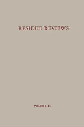 Gunther | Residue Reviews | E-Book | sack.de