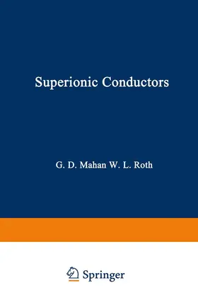 Mahan |  Superionic Conductors | Buch |  Sack Fachmedien