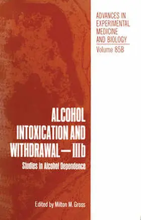 Gross | Alcohol Intoxication and Withdrawal - IIIb | E-Book | sack.de
