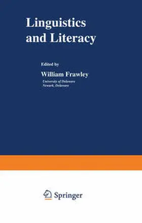 Frawley |  Linguistics and Literacy | eBook | Sack Fachmedien