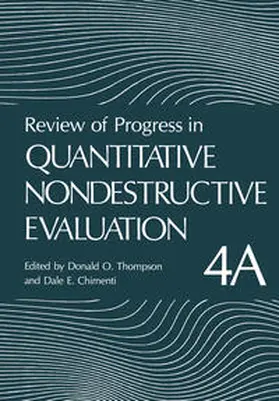 Thompson |  Review of Progress in Quantitative Nondestructive Evaluation | eBook | Sack Fachmedien