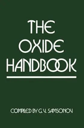 Samsonov |  The Oxide Handbook | eBook | Sack Fachmedien