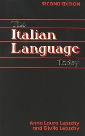 Lepschy |  Italian Language Today | eBook | Sack Fachmedien
