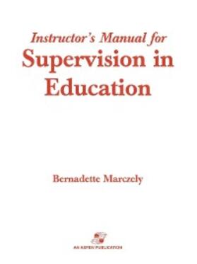 Marczely |  Supervision in Education | eBook | Sack Fachmedien
