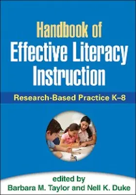 Taylor / Duke |  Handbook of Effective Literacy Instruction | eBook | Sack Fachmedien