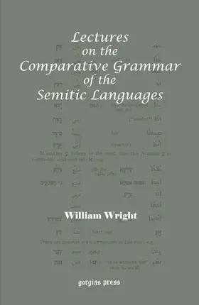 Wright |  Lectures on the Comparative Grammar of the Semitic Languages | eBook | Sack Fachmedien