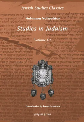 Schechter |  Studies in Judaism | eBook | Sack Fachmedien