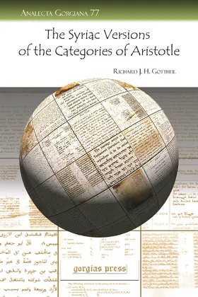 Gottheil |  The Syriac Versions of the Categories of Aristotle | eBook | Sack Fachmedien