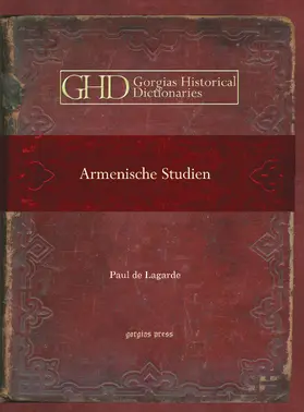 Lagarde |  Armenische Studien | eBook | Sack Fachmedien