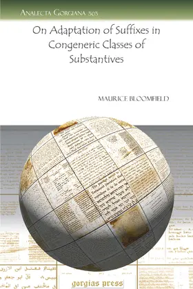 Bloomfield |  On Adaptation of Suffixes in Congeneric Classes of Substantives | eBook | Sack Fachmedien