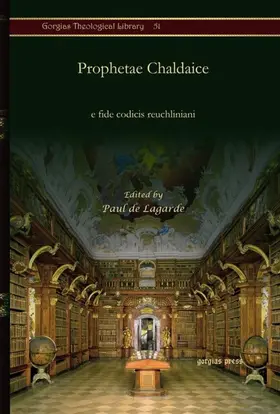 Lagarde |  Prophetae Chaldaice | eBook | Sack Fachmedien