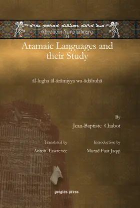 Chabot |  Aramaic Languages and their Study | eBook | Sack Fachmedien