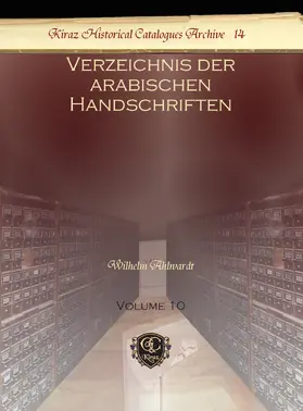 Ahlwardt |  Verzeichnis der arabischen Handschriften | eBook | Sack Fachmedien