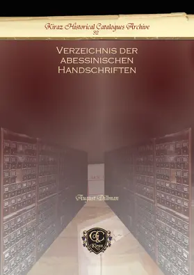 Dillmann |  Verzeichnis der abessinischen Handschriften | eBook | Sack Fachmedien