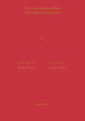  The Book of Acts According to the Syriac Peshitta Version with English Translation | eBook | Sack Fachmedien