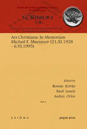 Krivko / Orlov | Ars Christiana: In Memoriam Michail F. Murianov (21.XI.1928 – 6.VI.1995) | E-Book | sack.de