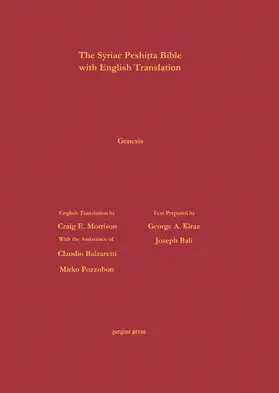 Kiraz / Bali |  Genesis According to the Syriac Peshitta Version with English Translation | eBook | Sack Fachmedien