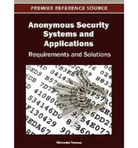 Tamura |  Anonymous Security Systems and Applications | Buch |  Sack Fachmedien