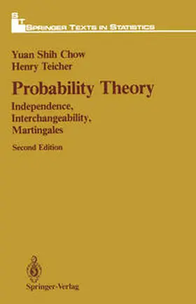 Chow / Teicher |  Probability Theory | eBook | Sack Fachmedien