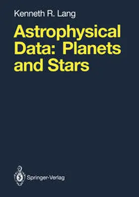 Lang |  Astrophysical Data | eBook | Sack Fachmedien