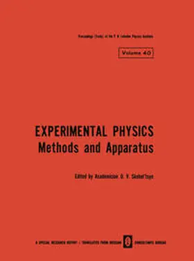 Skobel tsyn |  Experimental Physics | eBook | Sack Fachmedien