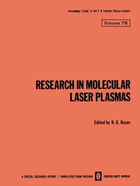 Basov |  Research in Molecular Laser Plasmas | Buch |  Sack Fachmedien