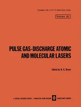 Basov |  Pulse Gas-Discharge Atomic and Molecular Lasers | Buch |  Sack Fachmedien