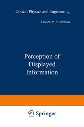 Biberman |  Perception of Displayed Information | eBook | Sack Fachmedien