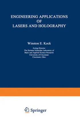 Kock |  Engineering Applications of Lasers and Holography | eBook | Sack Fachmedien