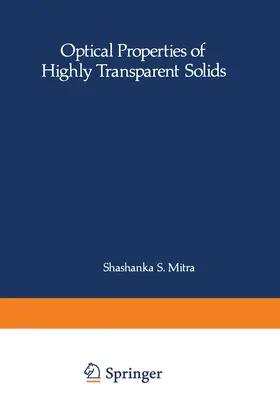 Bendow |  Optical Properties of Highly Transparent Solids | Buch |  Sack Fachmedien