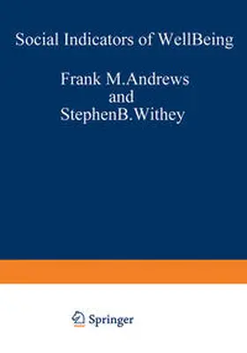 Andrews / Withey |  Social Indicators of Well-Being | eBook | Sack Fachmedien